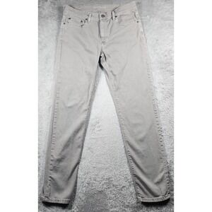 Mott & Bow Jeans Mens 31x32 Light Wash Gray Slim Tapered Stretch Denim 5 Pocket